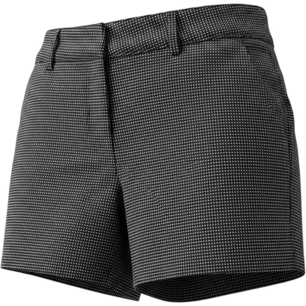 Vintage The Limited Polka Dot Shorts Black White Cotton Blend Size 12